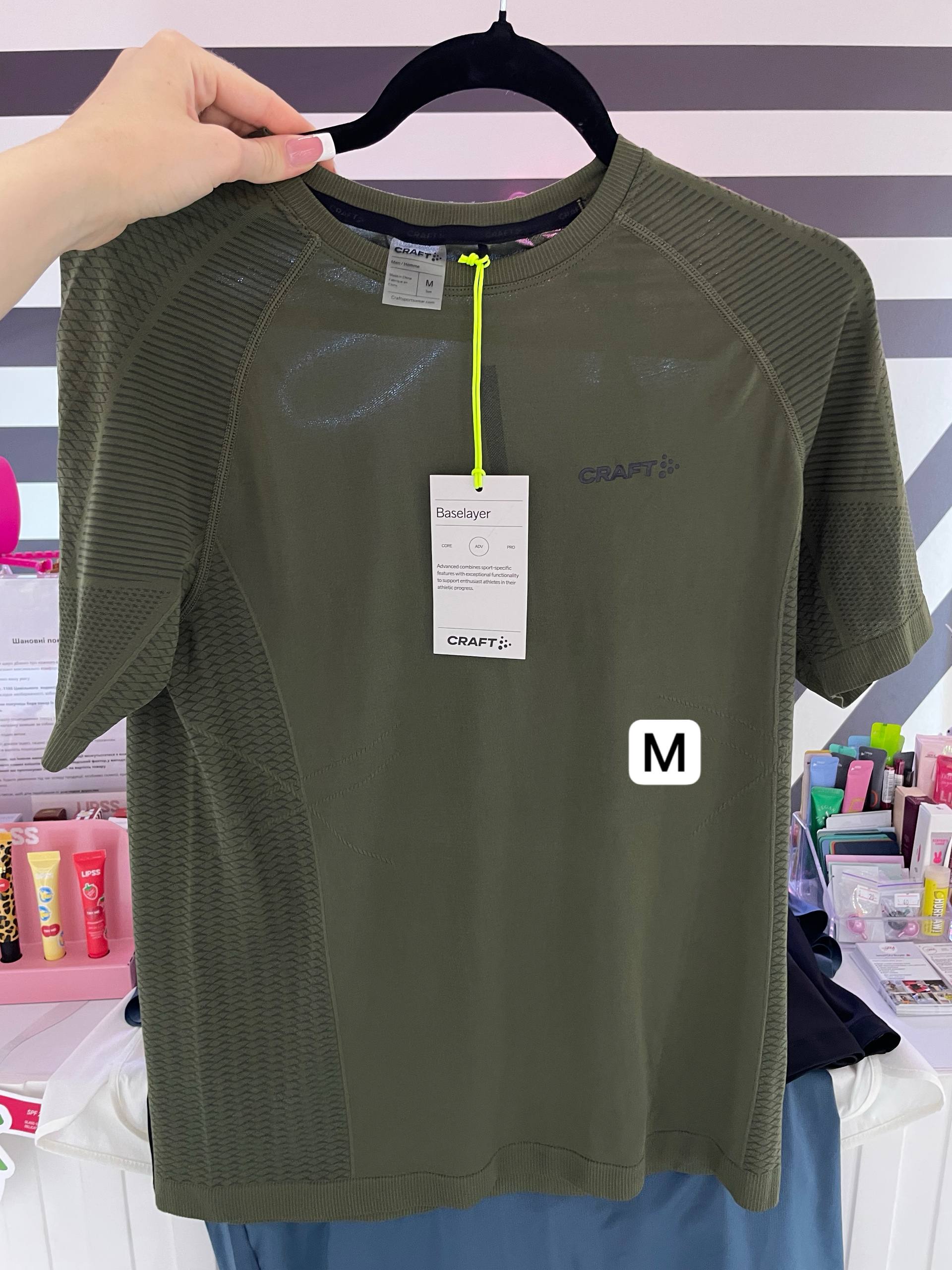 Футболка Craft оливкова M