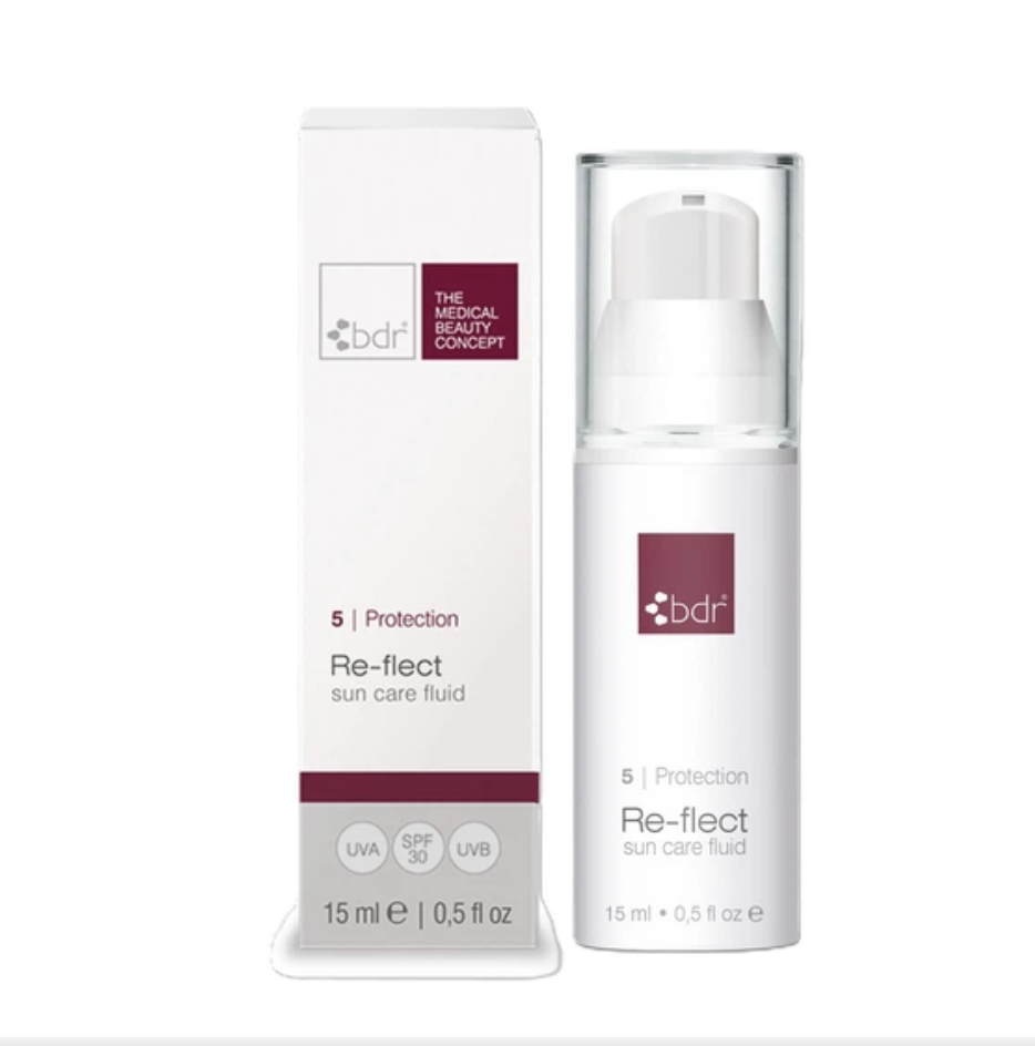 Сонцезахисний крем для обличчя BDR - Protection Re-flect Sun Care Fluid 15ml