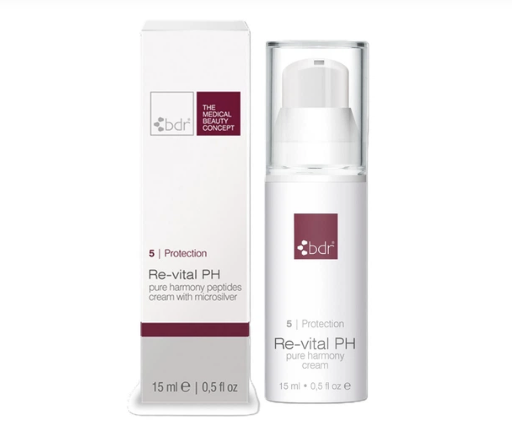 Крем для догляду за обличчям з мікронізованим сріблом BDR - Re-vital PH 15ml