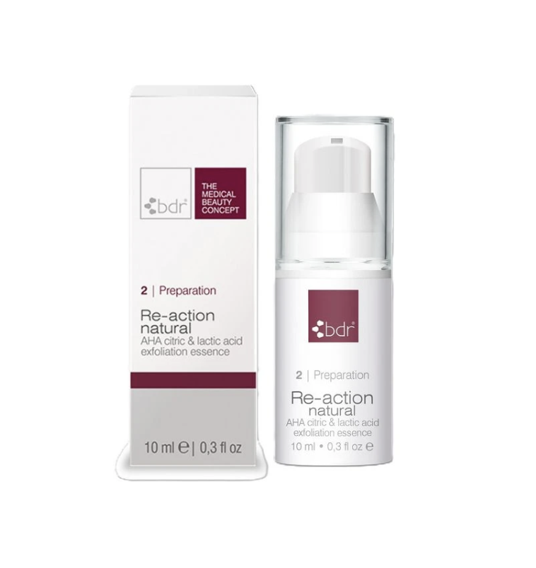 Пілінг для обличчя BDR - Re-action natural 10ml