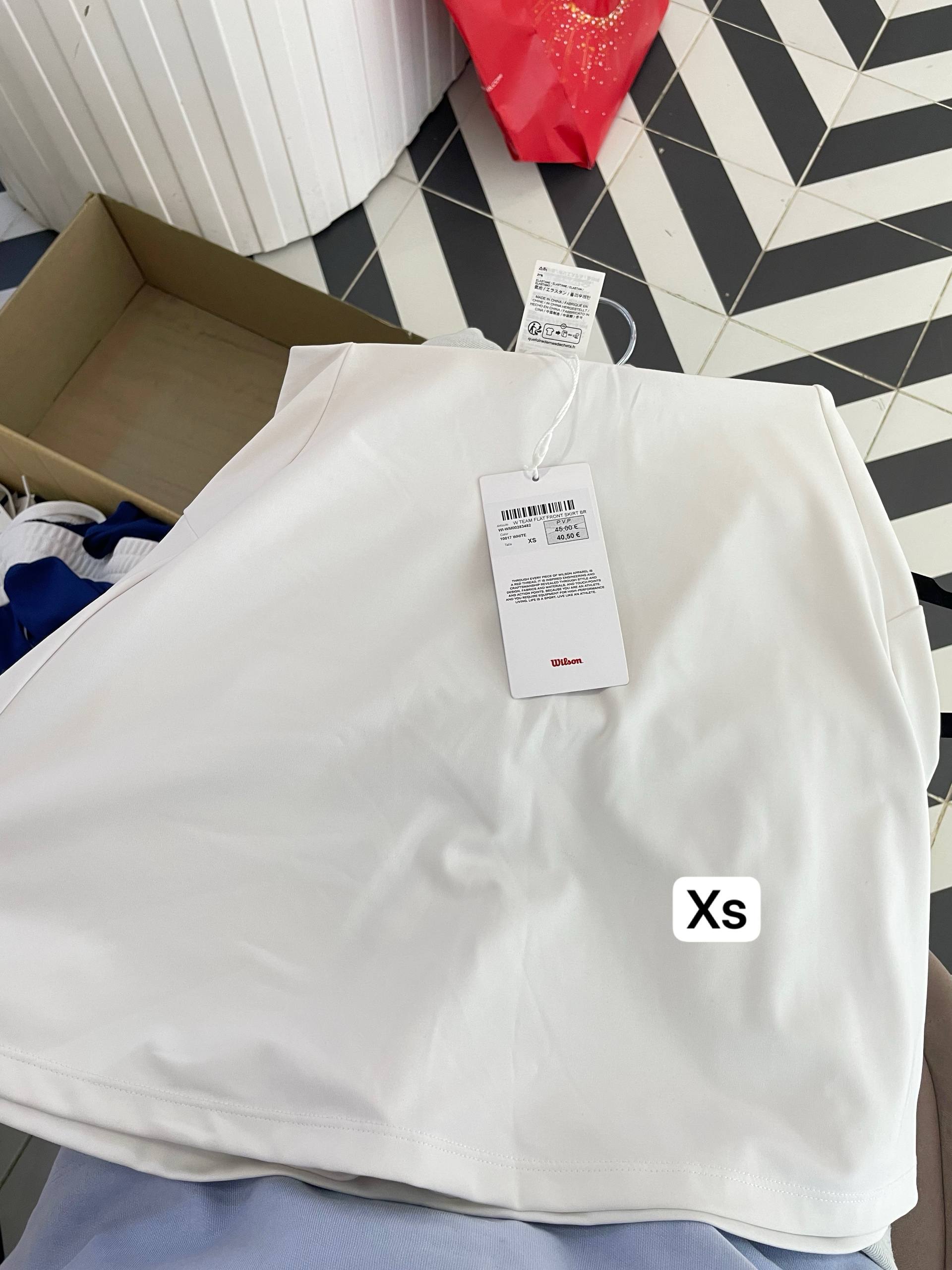 Спідниця тенісна Wilson біла XS