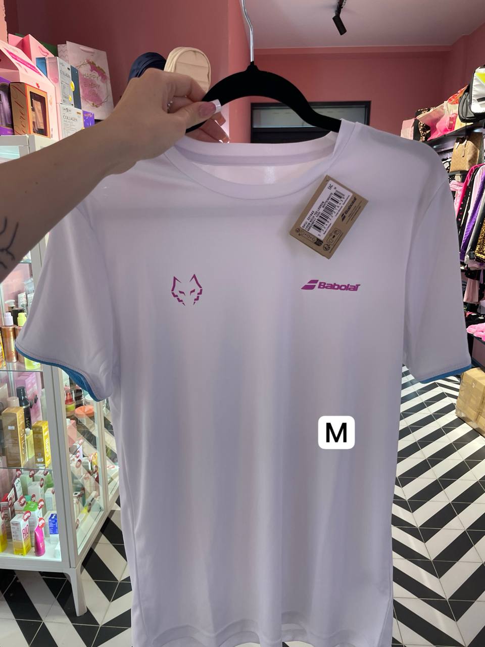 Футболка чоловіча Babolat біла M