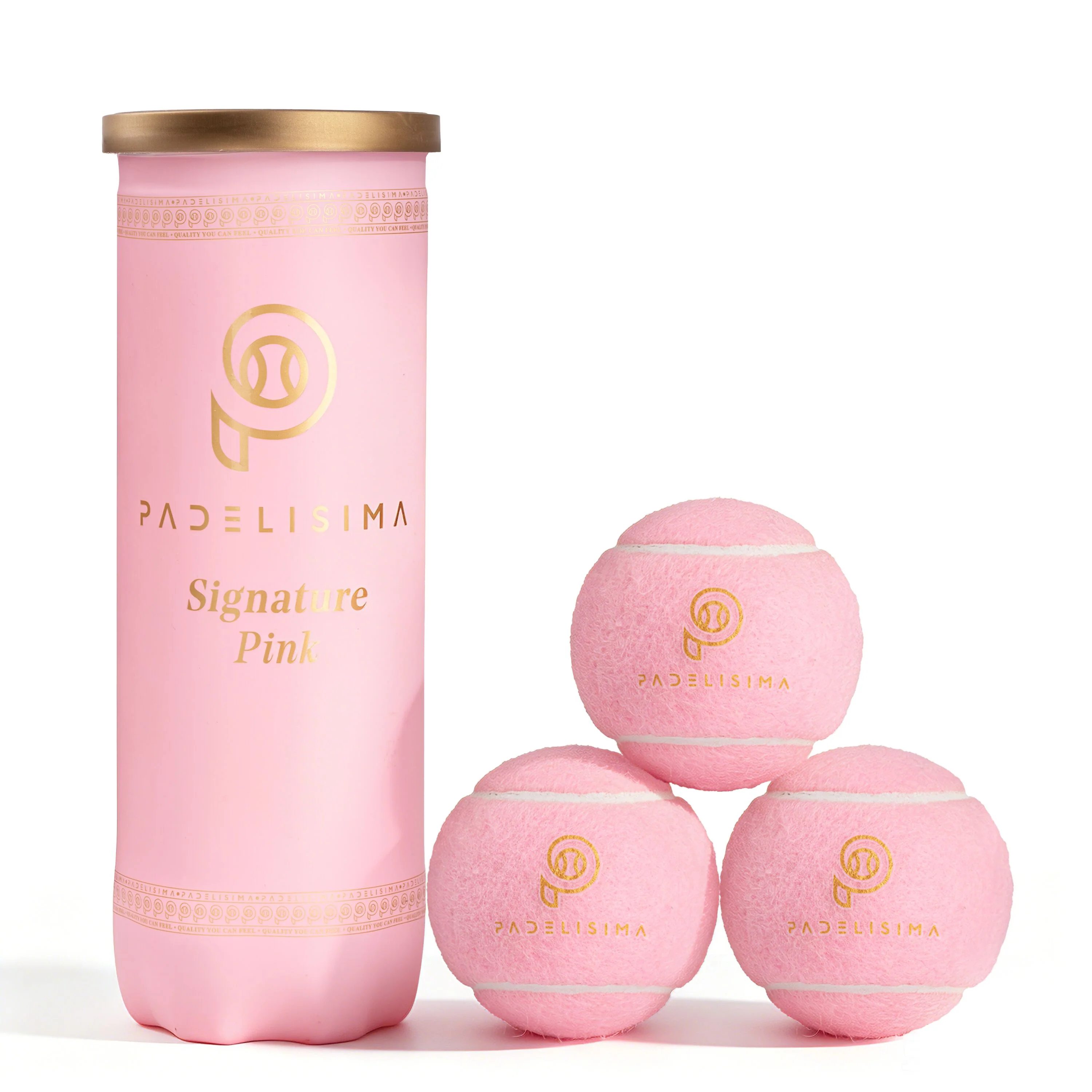Мʼячі Premium Padelisima Signature Pink Рожеві 3шт