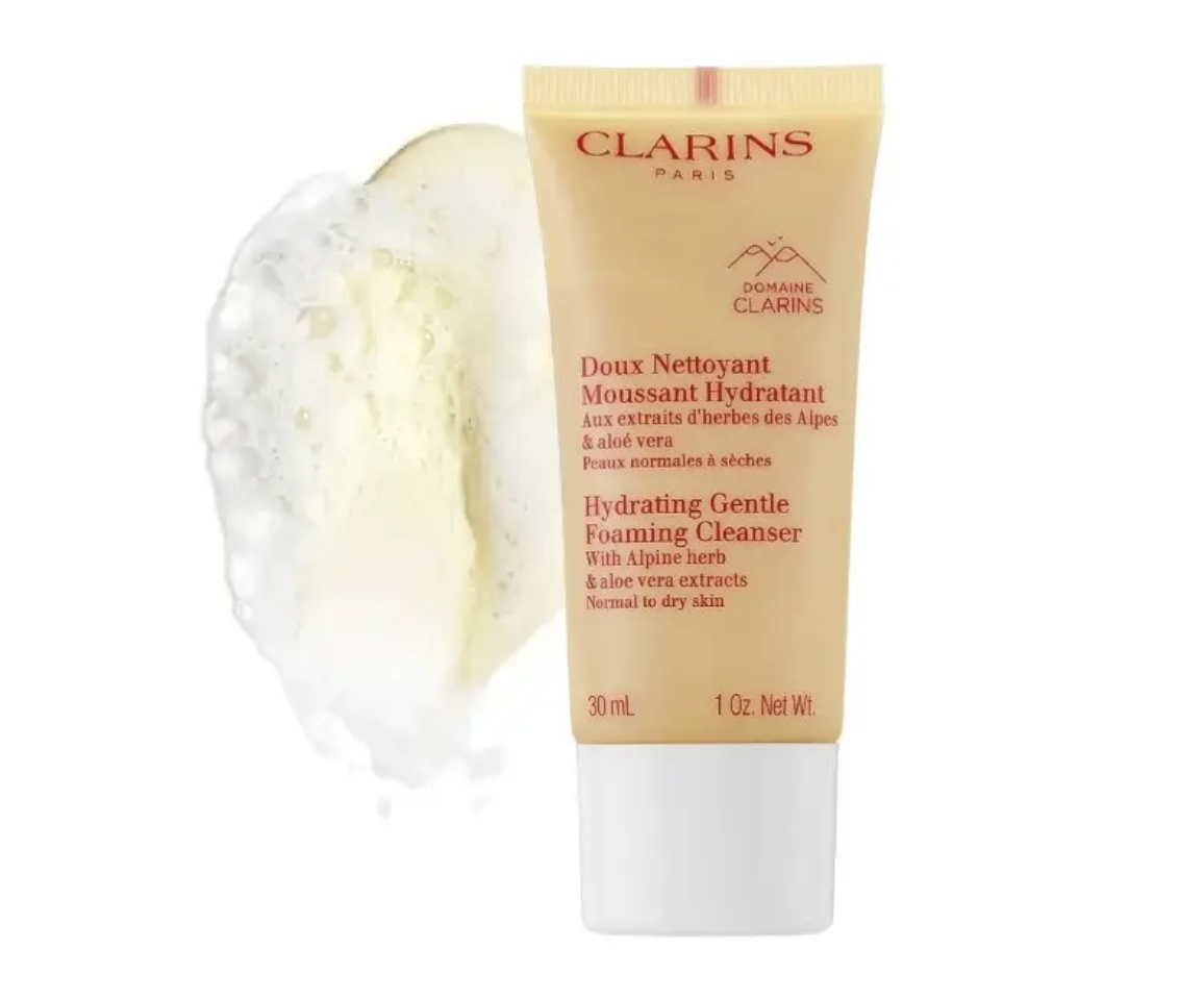 Пінка для вмивання обличчя Clarins - Hydrating Gentle Foaming Cleanser 30ml