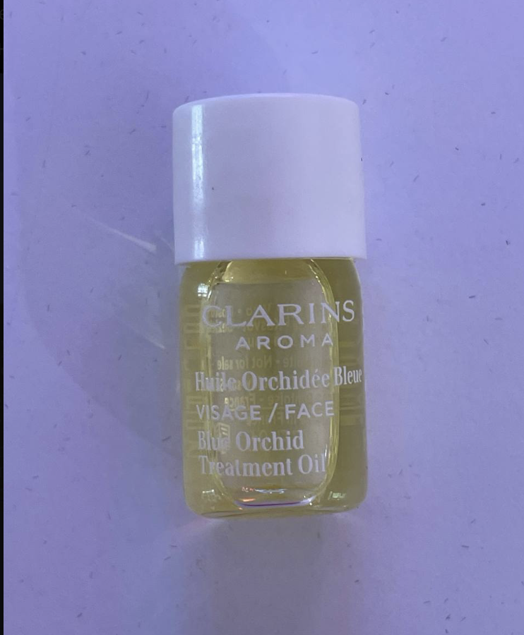 Олія для обличчя Clarins Blue Orchid Face Treatment Oil для зневодненої шкіри, 2ml