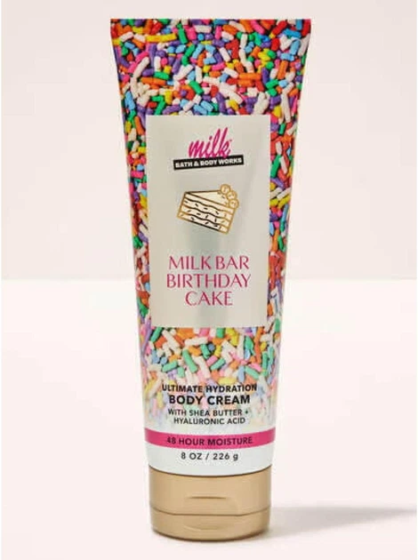 Крем для тіла Bath and body works - Milkbar Birthday Cake 226ml