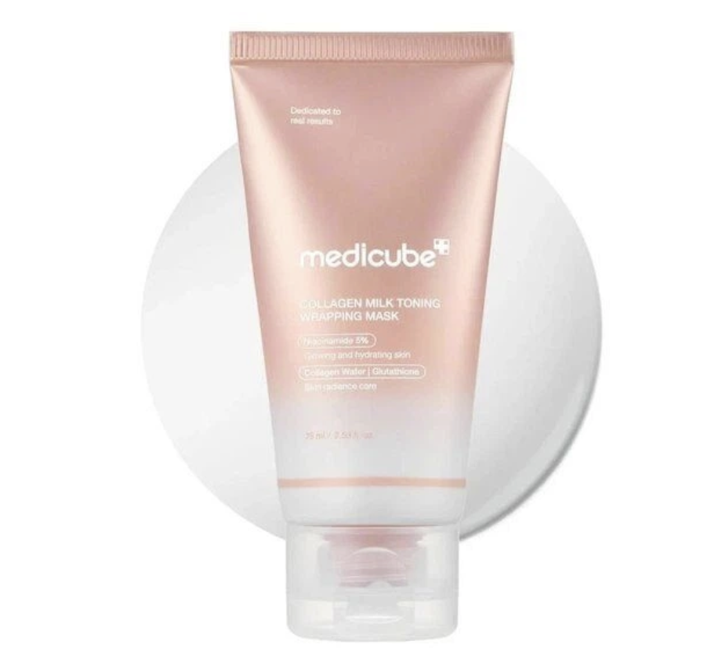 Тонізуюча колагенова маска-плівка Medicube - Collagen Milk Toning Wrapping Mask 75ml