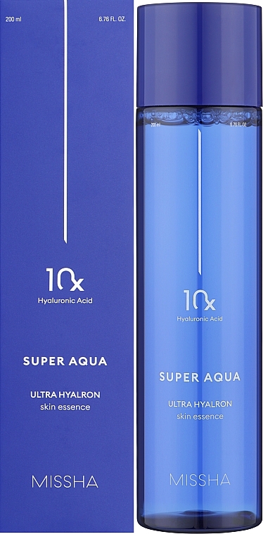 Есенція зволожуюча з гіалуроновою кислотою Missha Aqua Ultra Hyalron Skin Essence 200 ml