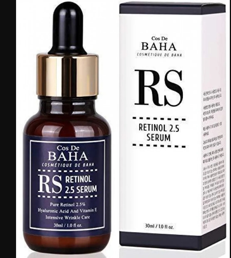 Омолоджувальна сироватка з ретинолом 2.5% Cos De Baha Retinol 2.5% Serum 60 ml