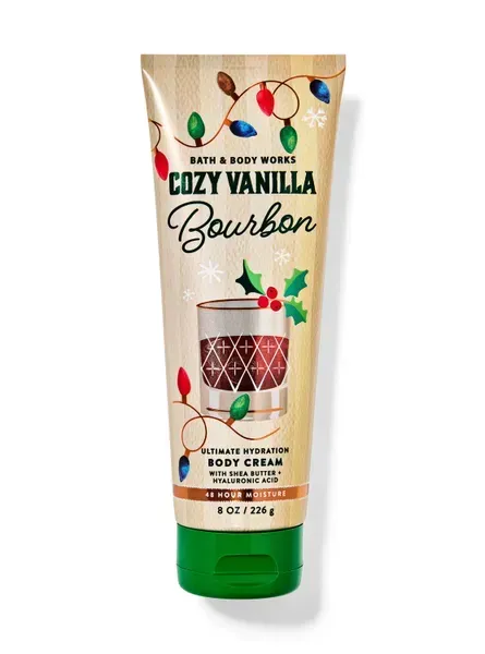 Крем для тіла Bath and body works - Cozy Vanilla Bourbon