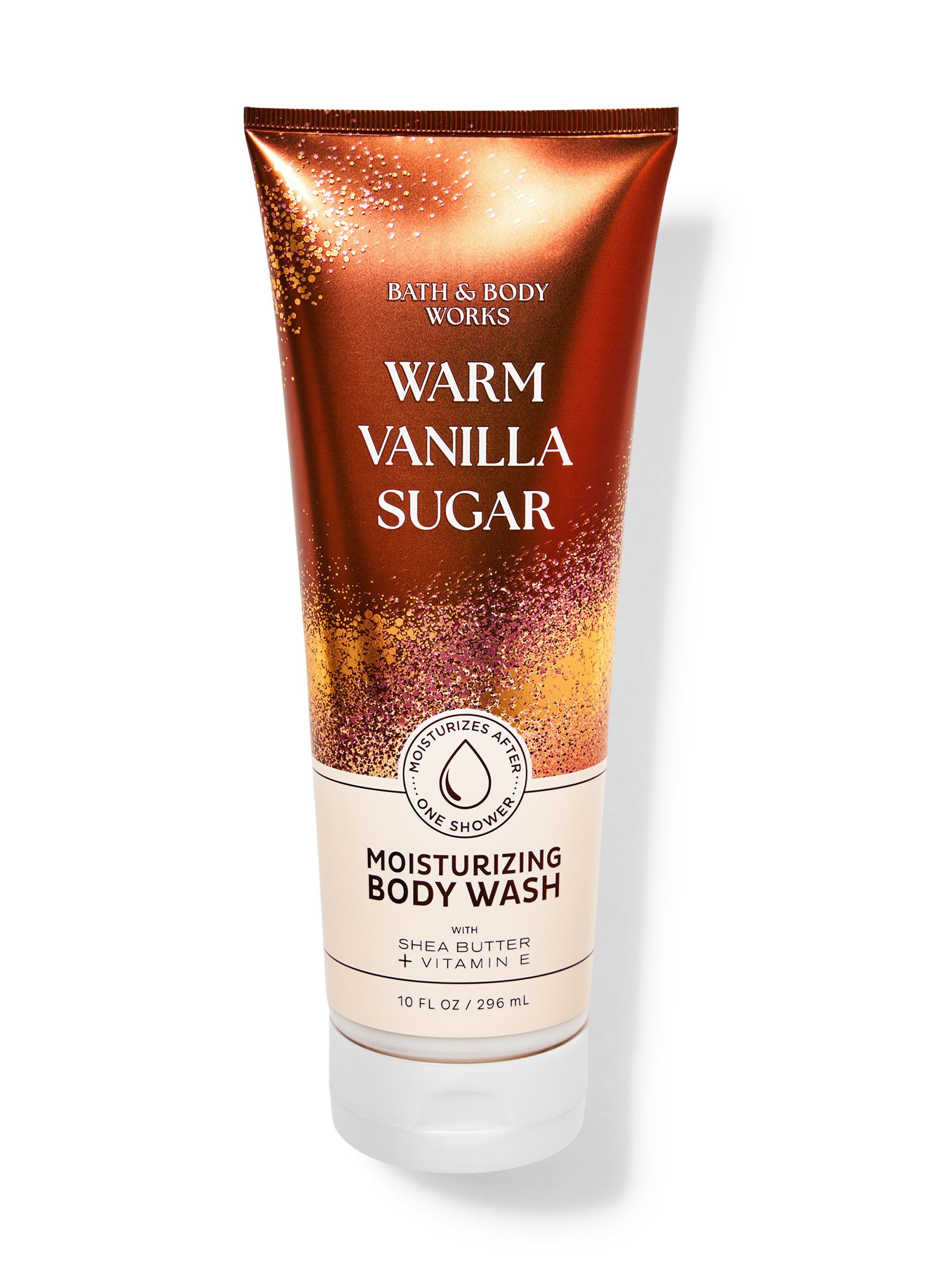Кремовий гель для душу Bath and Body Works Moisturizing body wash Warm Vanilla Sugar 295 ml