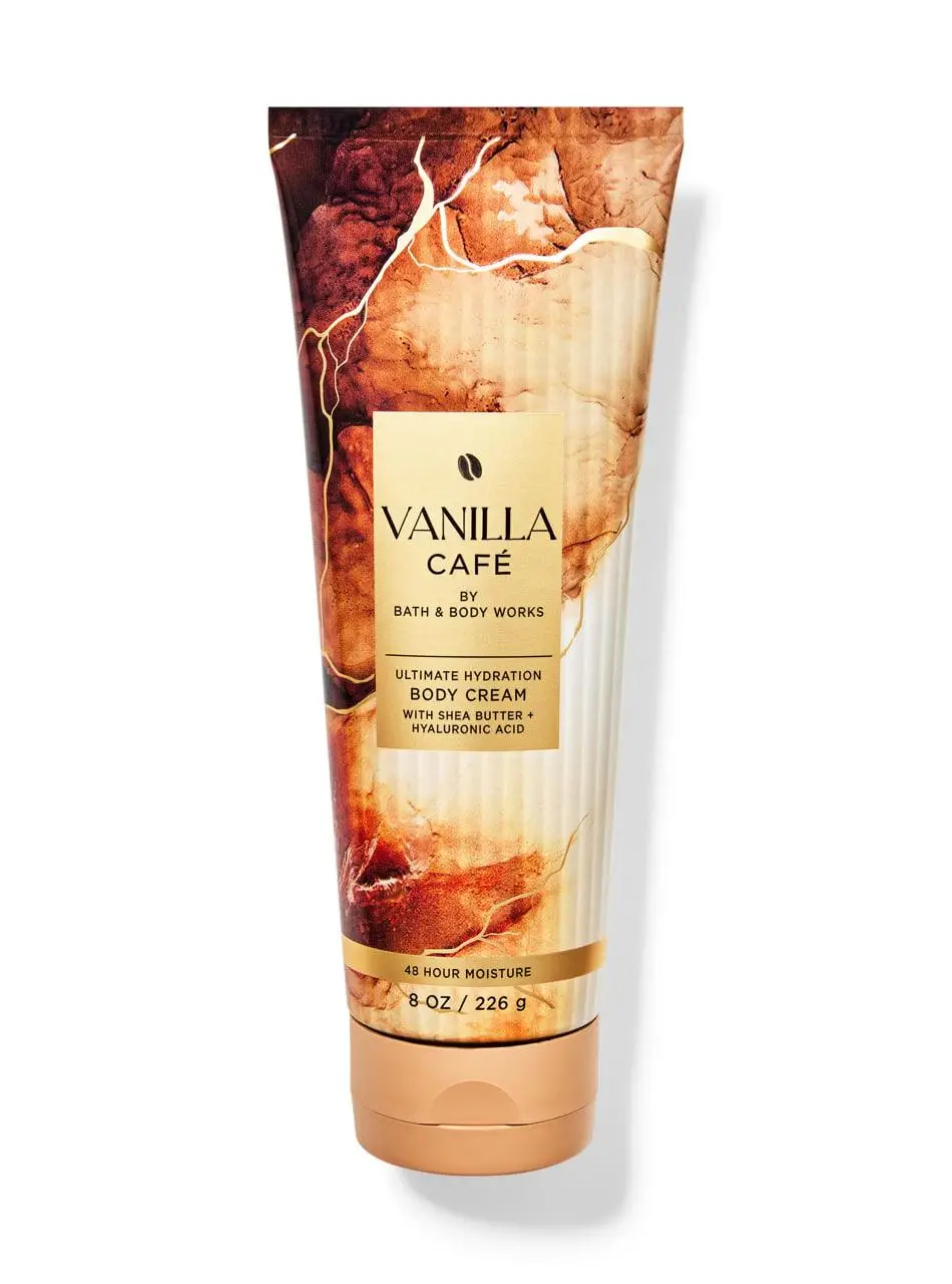 Кремовий гель для душу Bath and Body Works Moisturizing body wash Vanilla Cafe 295 ml