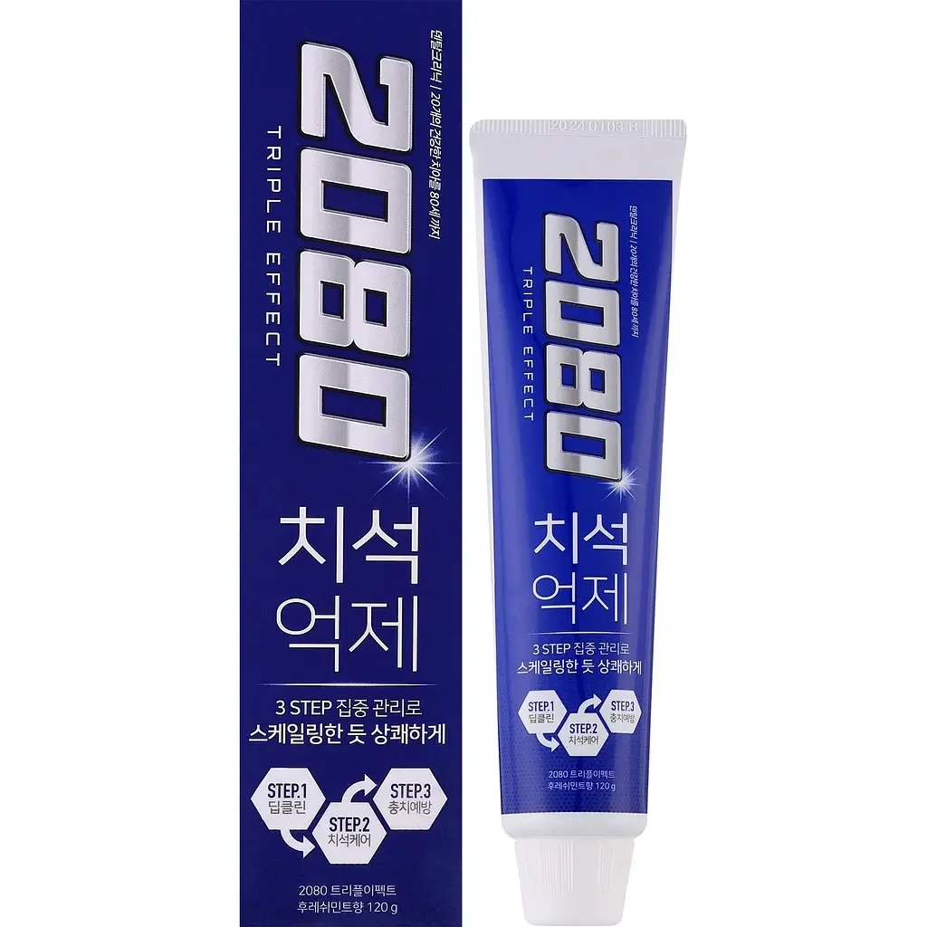 Зубна паста з потрійним ефектом зі смаком свіжої м'яти 2080 Triple Effect Fresh Mint Toothpastes