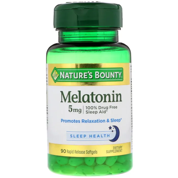 Natures bounty Melatonin 5mg 90шт