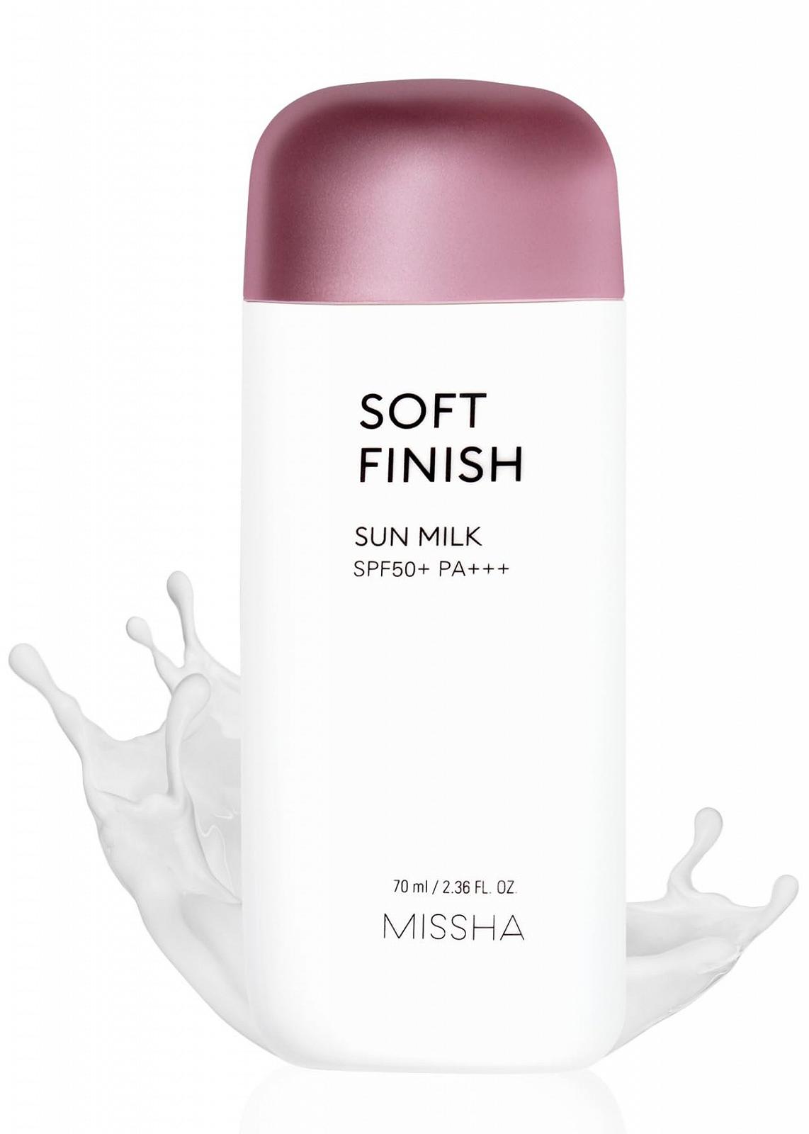 Missha all around safe block soft finish sun milk 70ml SPF 50 - сонцезахисне молочко для обличчя