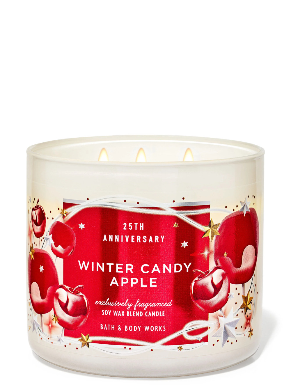 3-x гнітова свічка Bath and Body Works - Spiced apple toddy, 411g