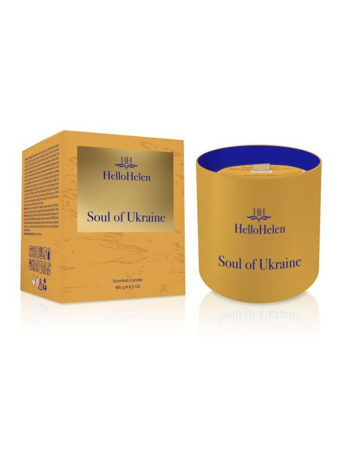 HelloHelen свічка Soul of Ukraine 185g