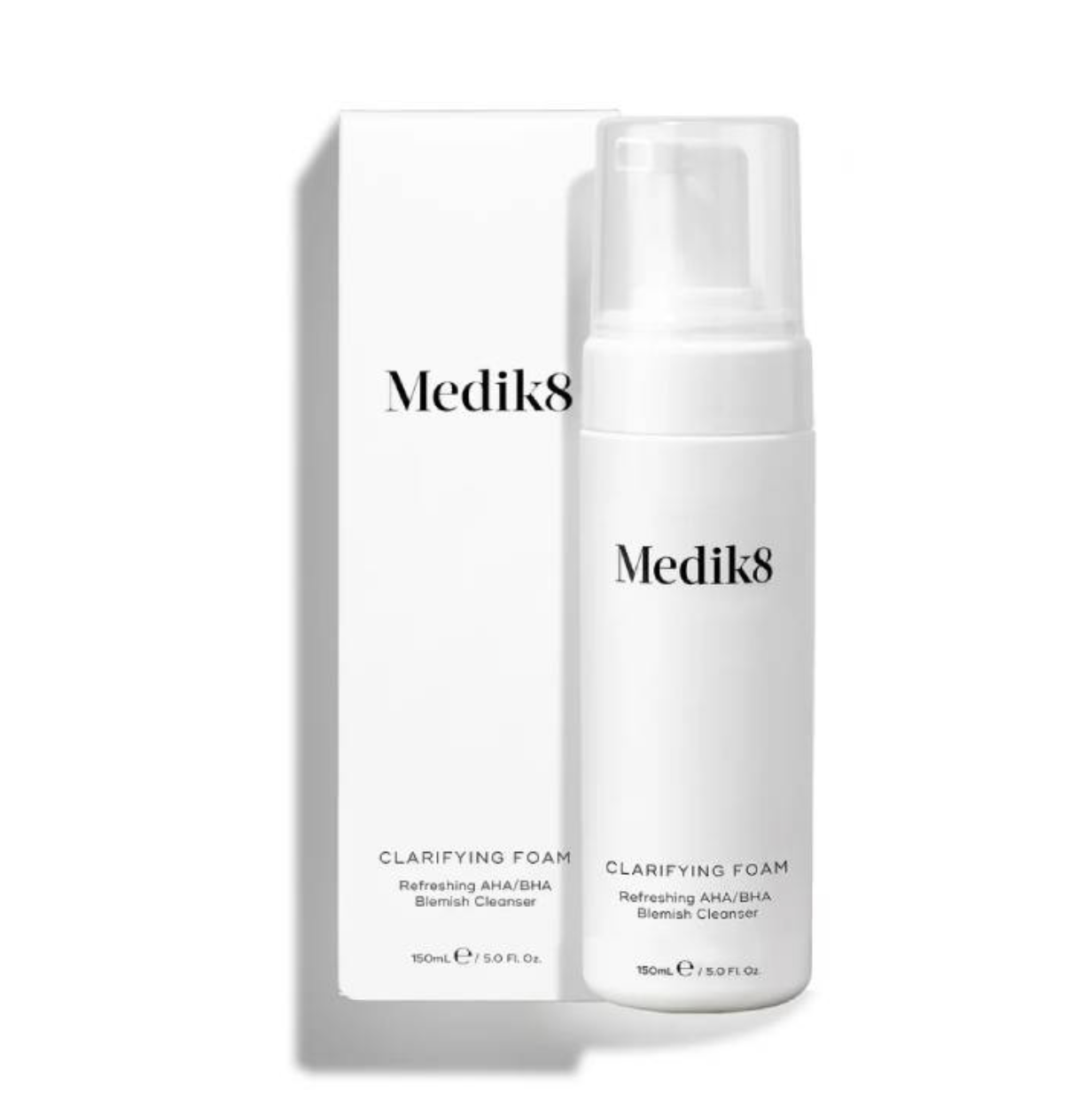 Пінка для очищення шкіри обличчя з АНА-і ВНА-кислотами Medik8 - Clarifying Foam 150ml