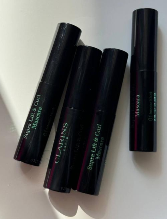Clarins міні туш для вій 01 intense black mascara, 3ml
