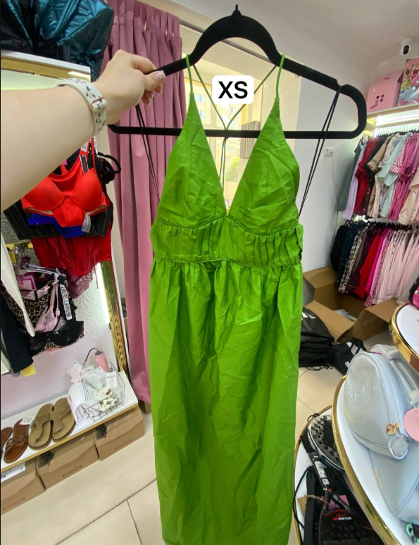 Сукня зелена H&M Size XS