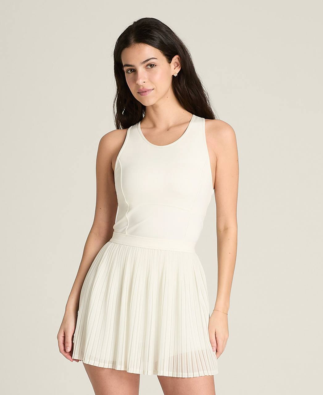 Тенісна біла сукня Wilson Pleated Mesh Dress Sandrift Size XS