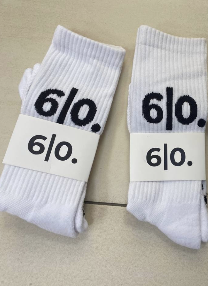 Шкарпетки білі 6lo Six'o Apparel