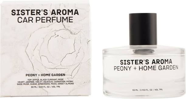 Парфуми для авто Sister's Aroma Півонія та домашній сад 60ml