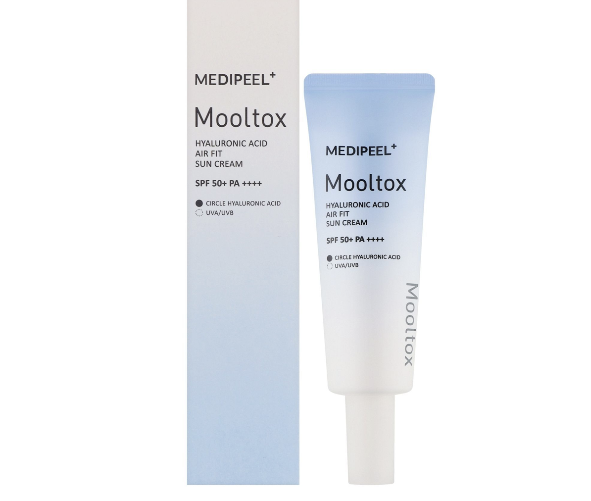 Сонцезахисний крем Medi Peel Mooltox Hyaluronic Acid Air Fit Sun Cream, SPF 50+ PA ++++ 50ml