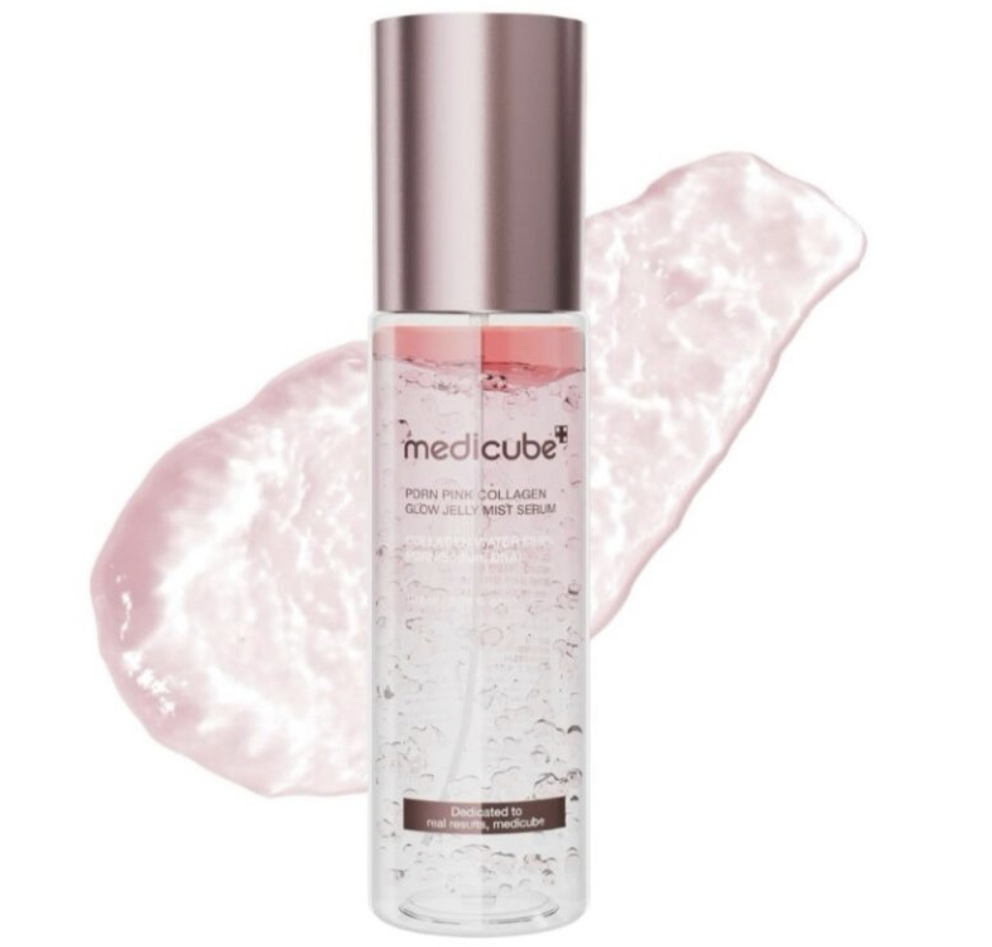Сироватка-міст для сяйва з полінуклеотидами та колагеном PDRN Medicube Pink Collagen Glow Jelly Mist Serum 100ml