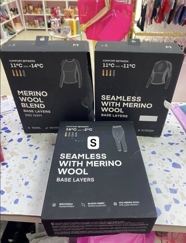 Термоштани Oysho Seamless with merino wool Size M