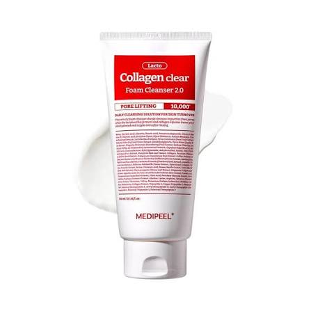 Очищувальна пінка для вмивання з колагеном MEDI PEEL Red Lacto Collagen Clear Foam Cleanser 2.0, 120ml