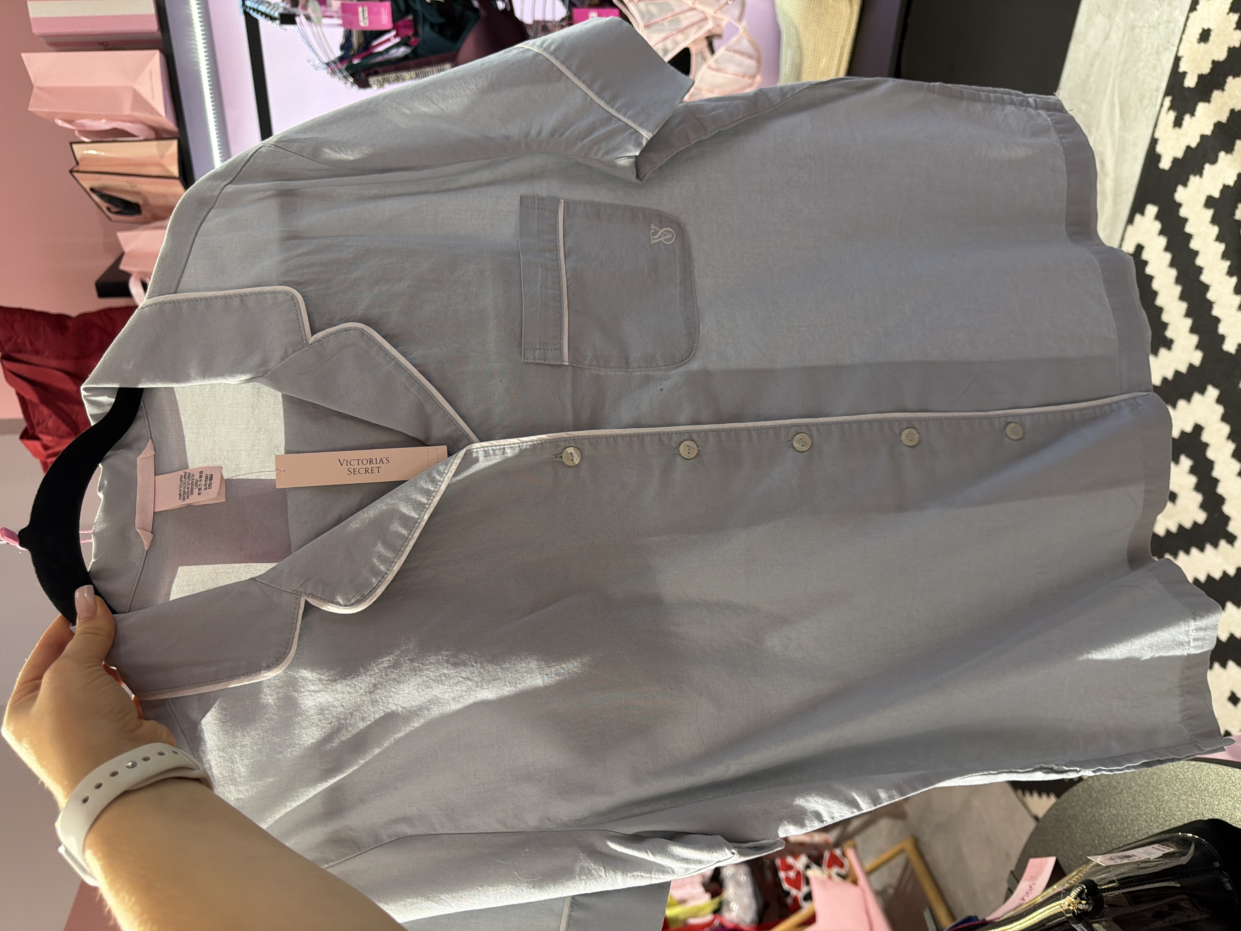 ПІЖАМА шорти сіра MODAL-COTTON SHORT PAJAMA SET grey розмір S