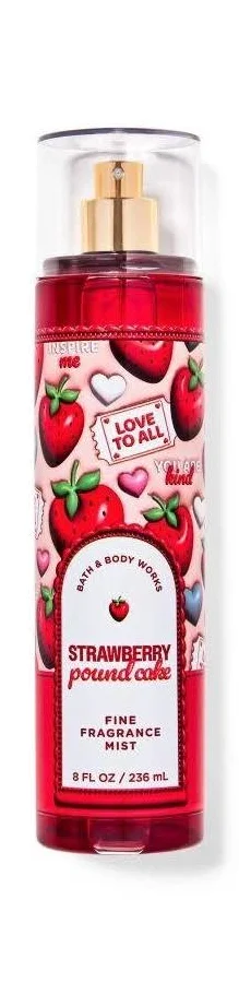 Парфумований спрей для тіла Bath and Body Works - Strawberry Pound Cake 236ml