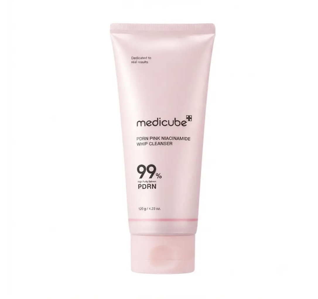 Пінка-капсула освітлювальна Medicube - PDRN Pink Glutathione Capsule Cleansing Foam 120ml