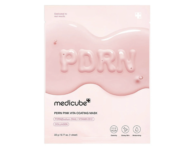 Маска тканина живільна Medicube - PDRN Pink Vita Coating Mask 22ml
