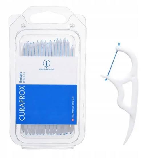 Флоспік зубна нитка із зубочисткою Curaprox Flosspick, 30 шт
