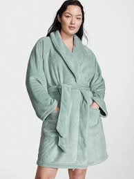 Халат Victoria's Secret Short Cozy Robe XS/S м'ятний