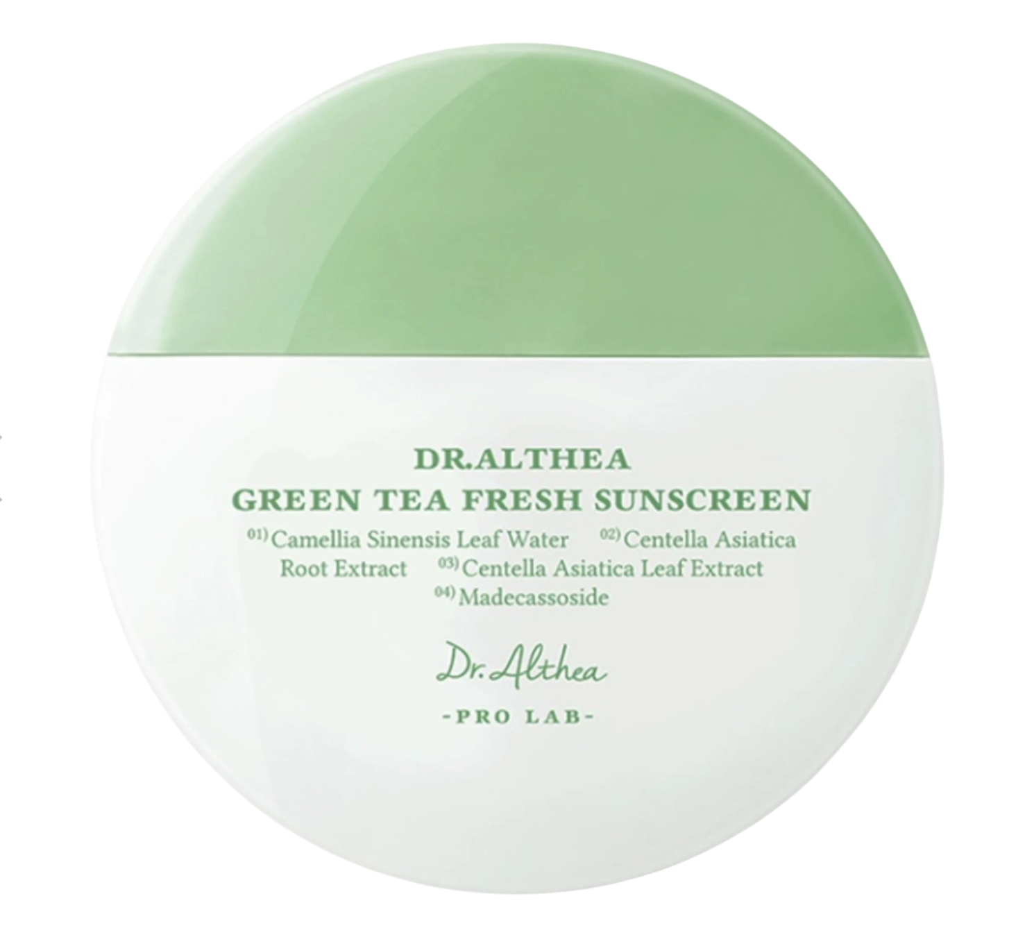 Сонцезахисний крем з зеленим чаєм Dr.Althea Green Tea Fresh Sunscreen 45ml