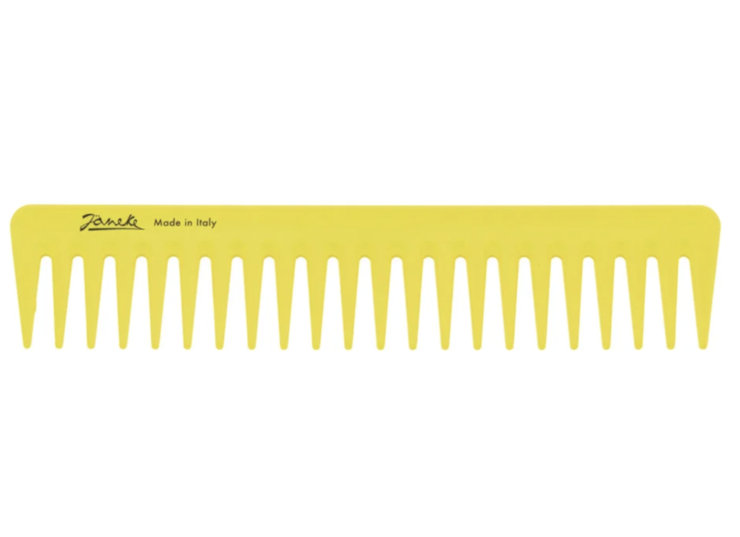 Гребінець для волосся Janeke Fashion Comb 1830 the Original Italian - жовтий неоновий