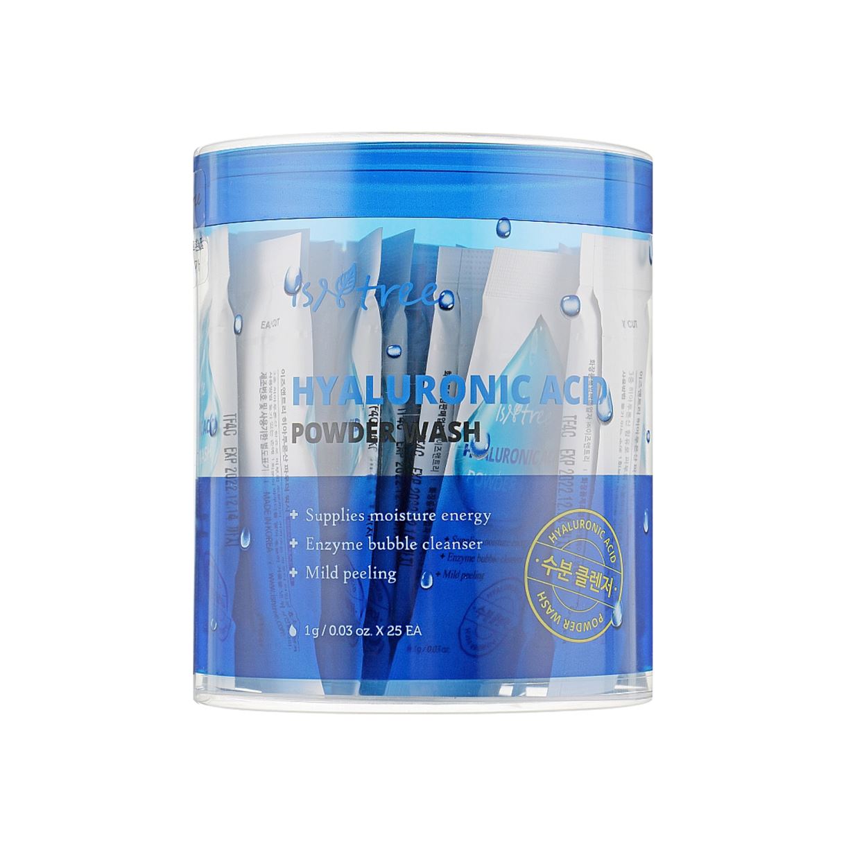 Ензимна пудра з гіалуроновою кислотою Isntree Hyaluronic Acid Powder Wash (1шт.)