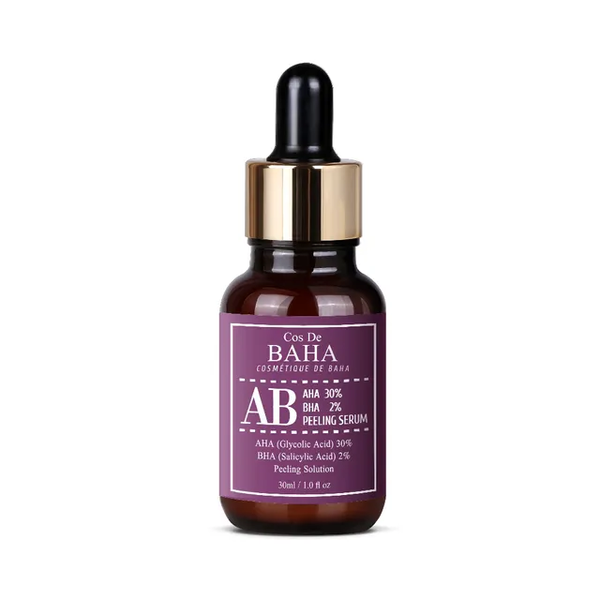 COS DE BAHA AHA 30% BHA 2% Serum - Пілінг з гліколевою кислотою 30% та саліциловою кислотою 2%,30 мл
