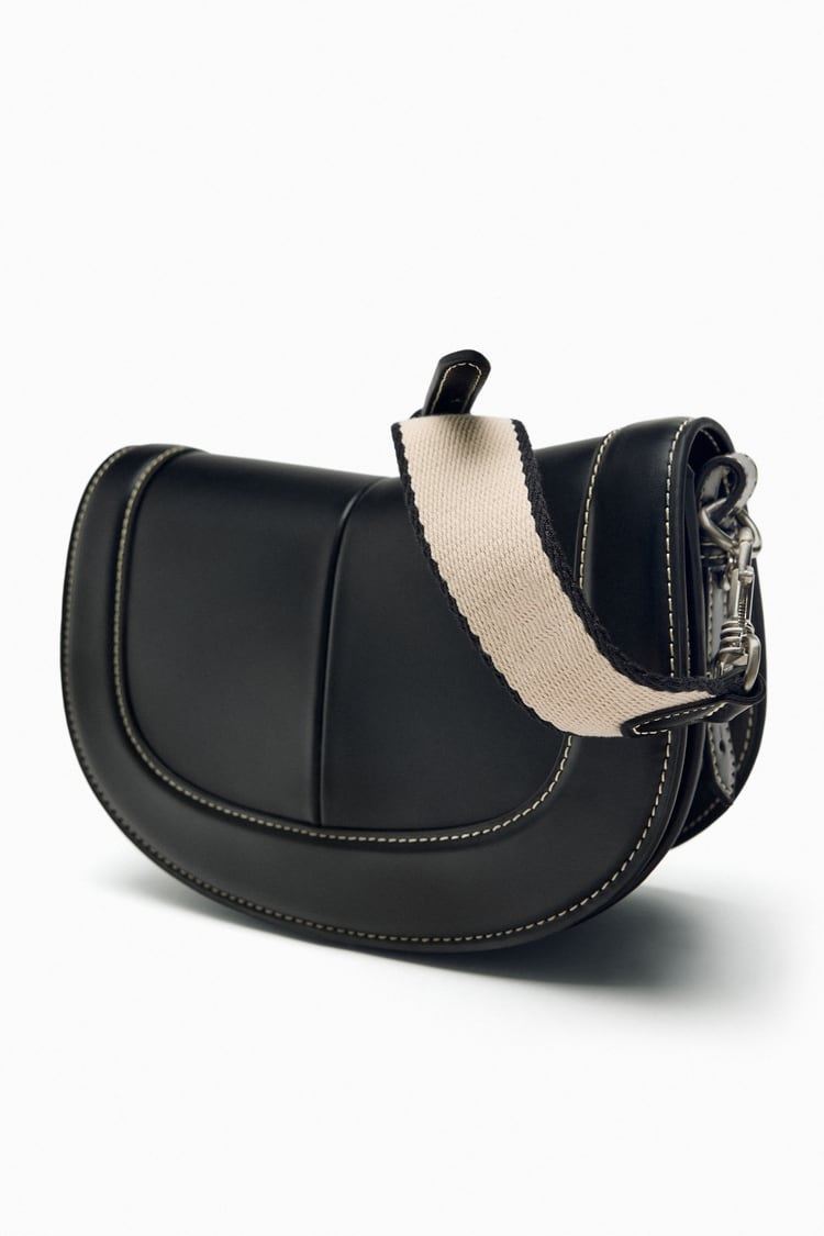 СУМКА ZARA CROSSBODY BAG WITH TOPSTITCHING