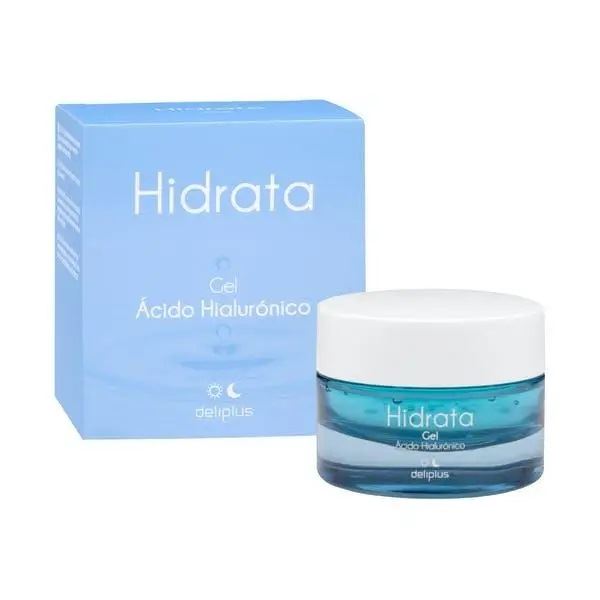 Зволожувальний гель для обличчя з гіалуроновою кислотою Deliplus Hidrata 50ml