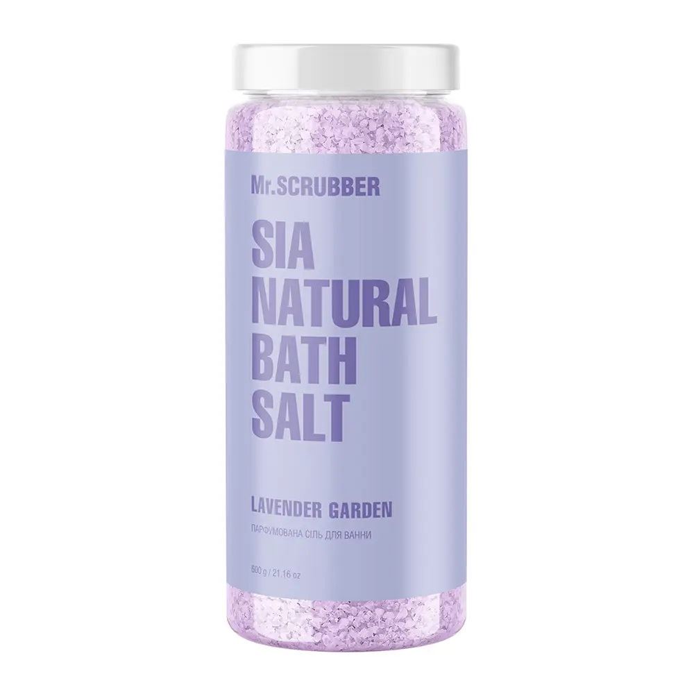 Парфумована сіль для ванни Sia Natural Bath Salt Lavender Garden Mr.SCRUBBER