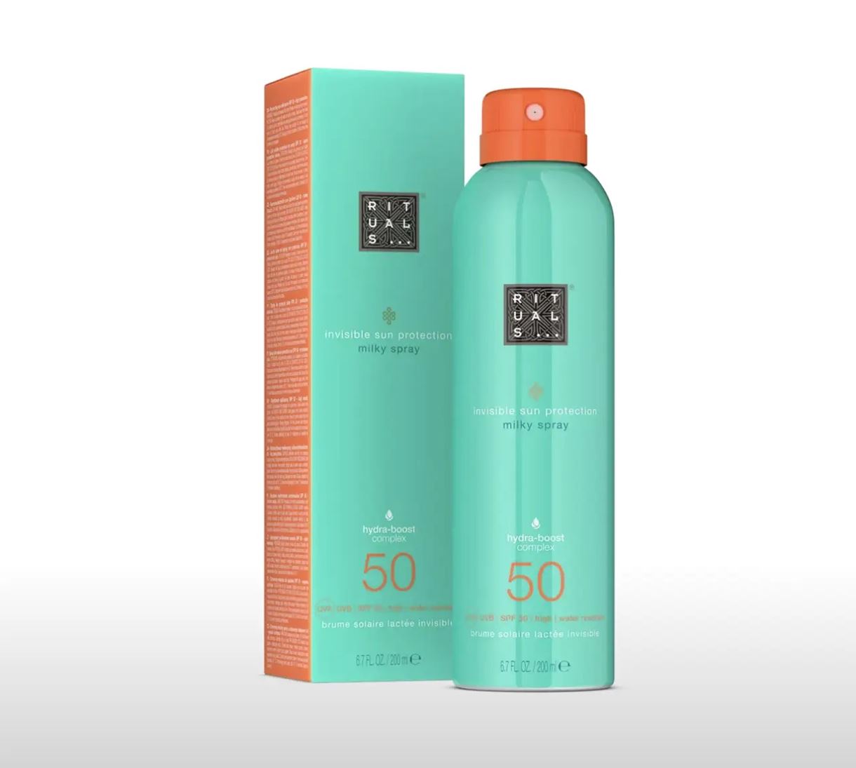 Сонцезахисний спрей-лосьйон spf 50 Rituals, ritual of karma sun protection milky spray 200ml