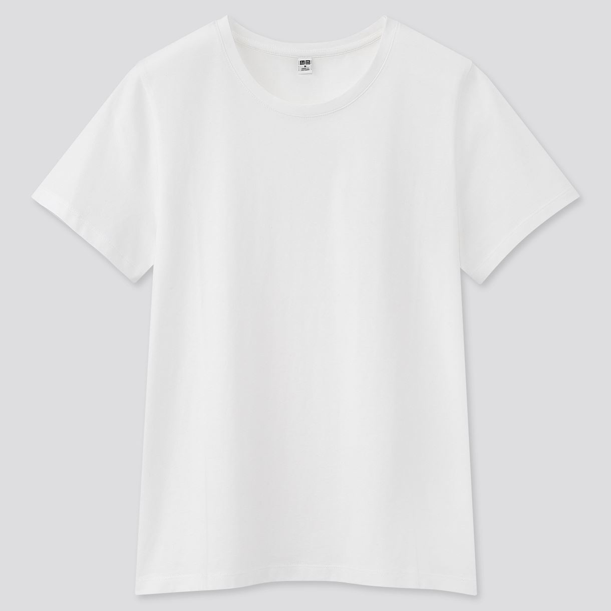 Хлопкова футболка Uniqlo WOMEN 100% SUPIKMA COTTON CREW NEC SHORT SLEEVED T-SHIRT XS біла