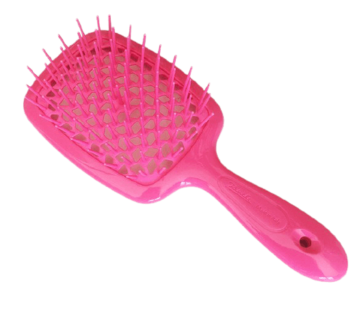 Гребінець для волосся Janeke Superbrush, яскраво-рожевий