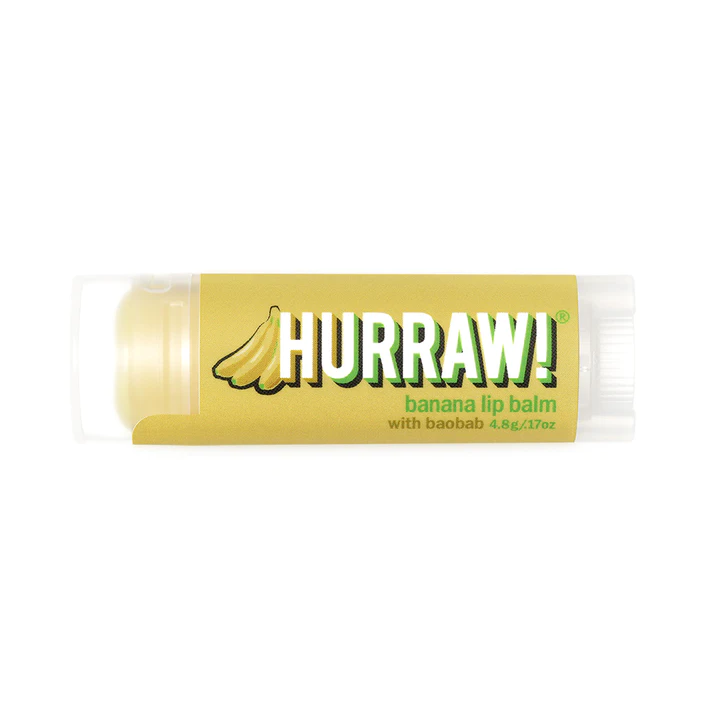 Бальзам для губ Hurraw - Banana Lip Balm (4,8г)