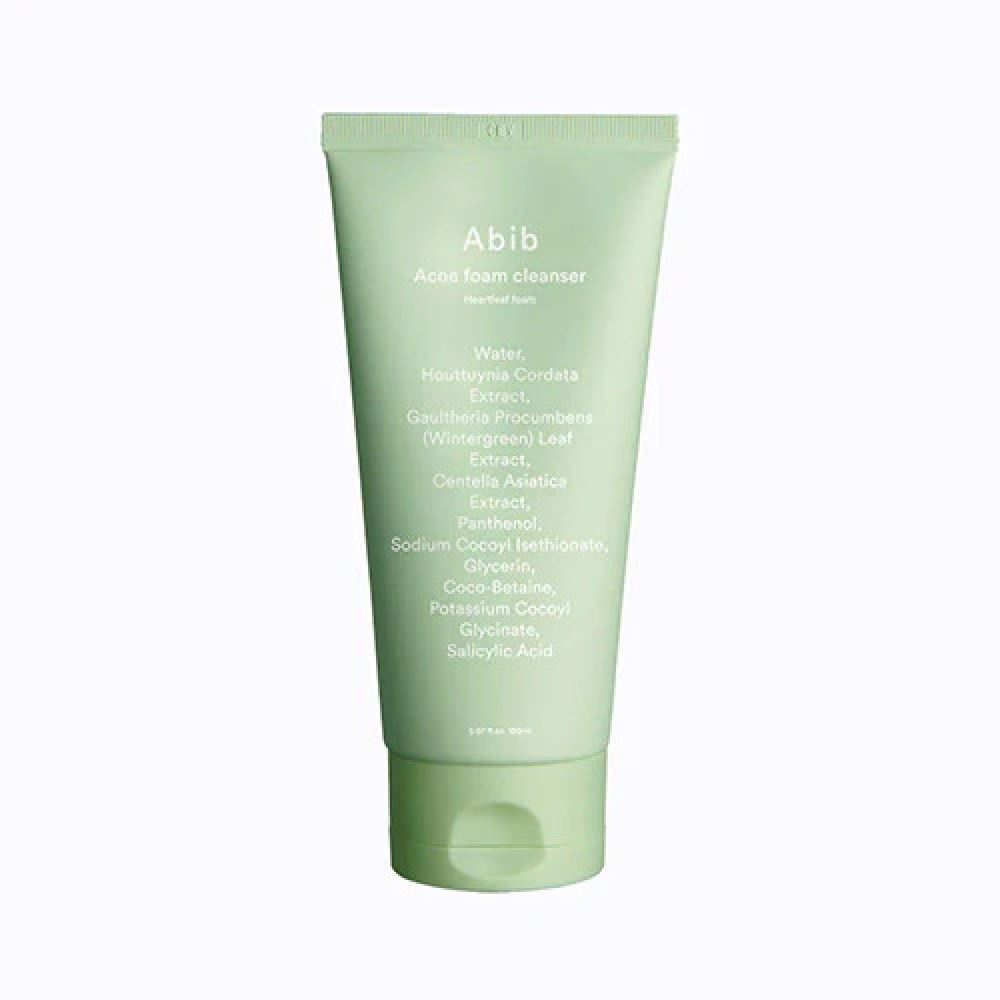 Abib Acne foam cleanser Heartleaf foam 150 ml Гіпоаллергенна пінка для вмивання проти акне