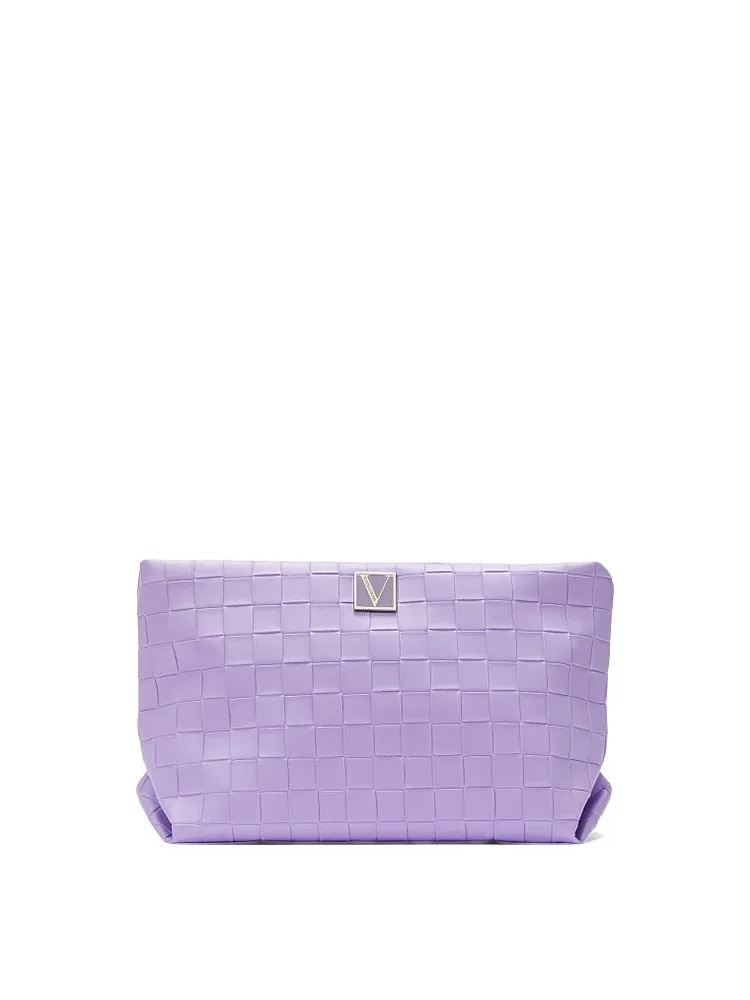 Лавандова косметичка VICTORIA'S SECRET Travel Pouch Lilac Woven